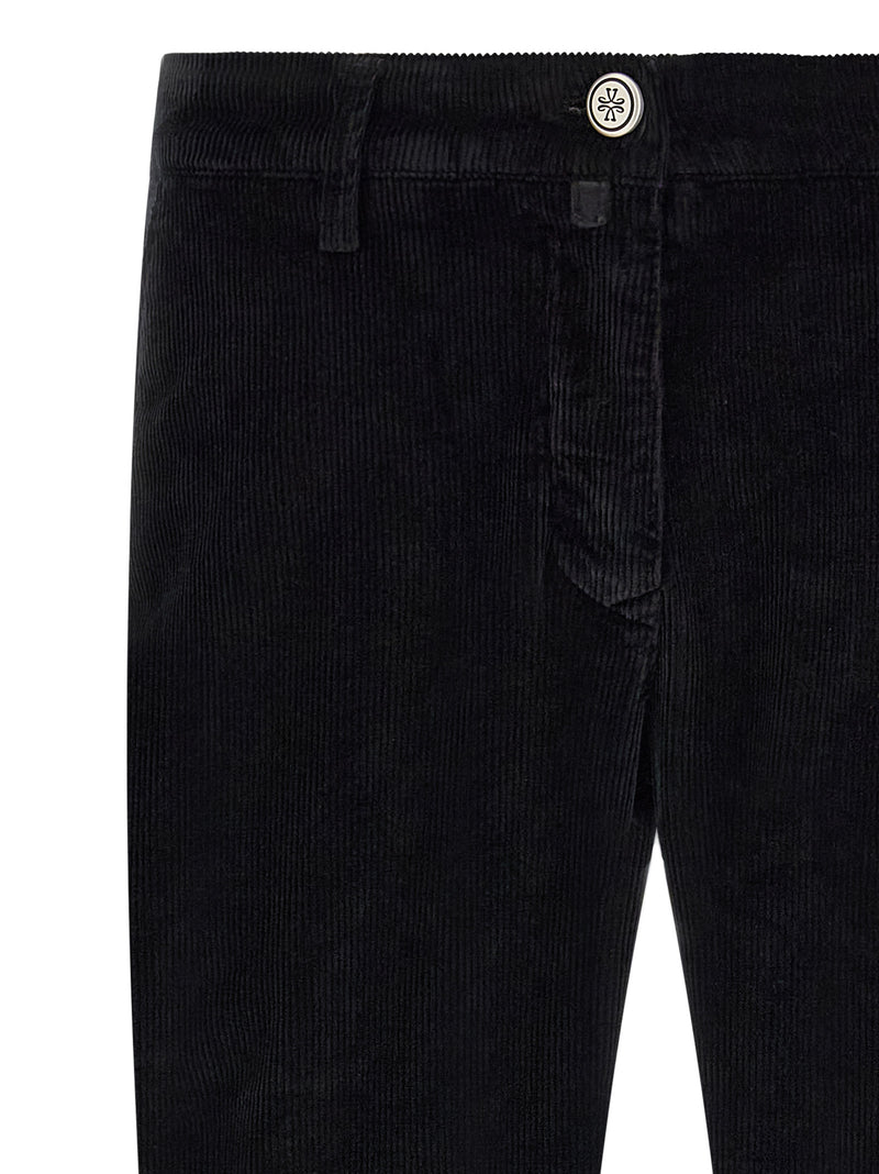 Jacob Cohen Black Cotton Chino Pants