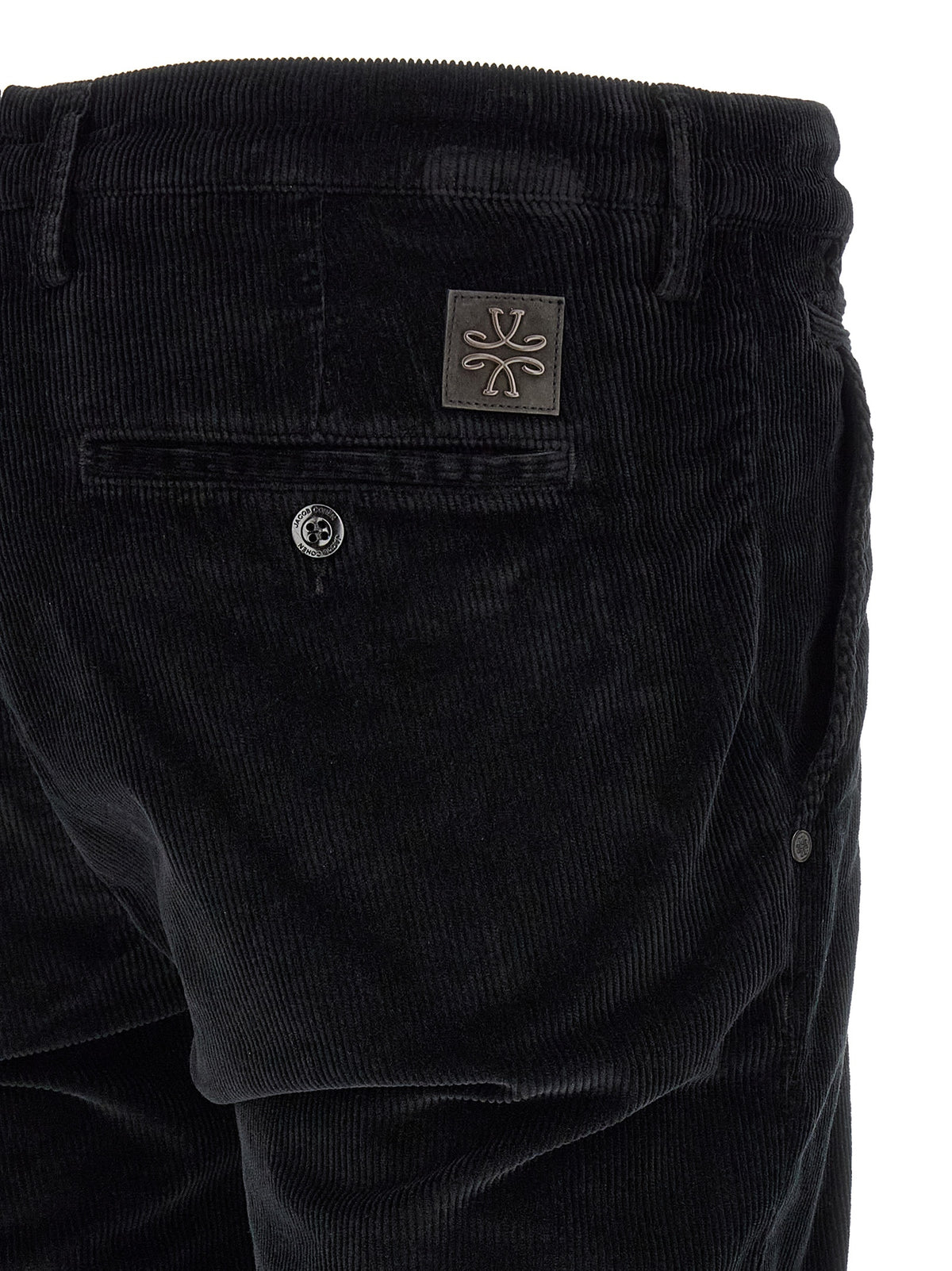 Pantalon chino en coton noir Jacob Cohen