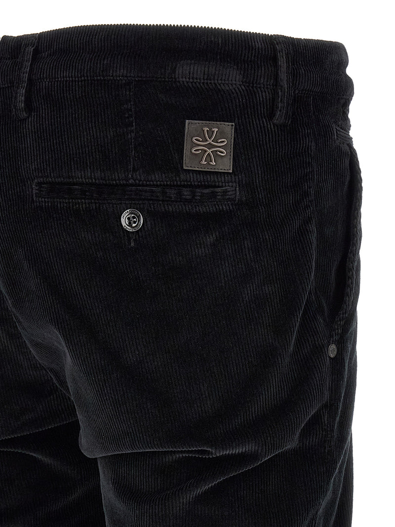 Jacob Cohen Black Cotton Chino Pants