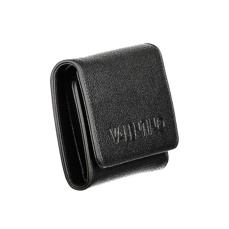 Mario Valentino Black Polyurethane Women's Wallet