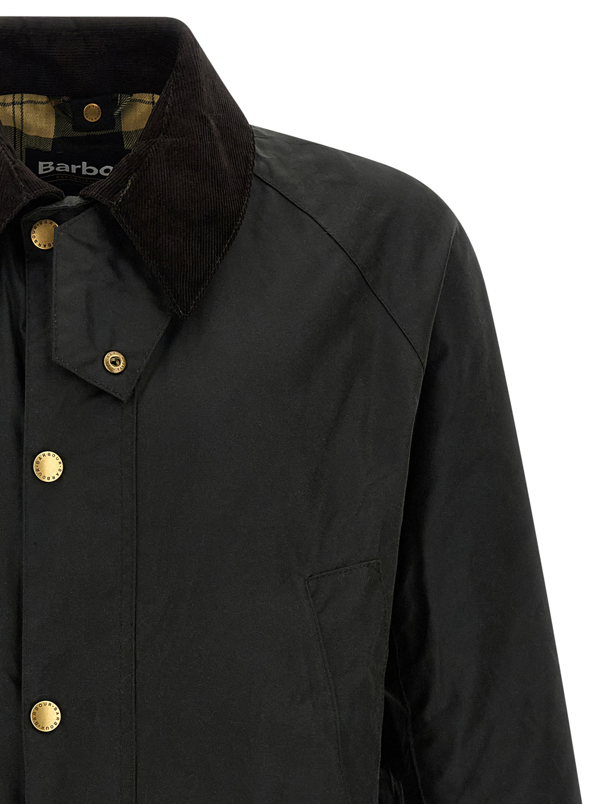 Blouson Barbour bicolore en coton