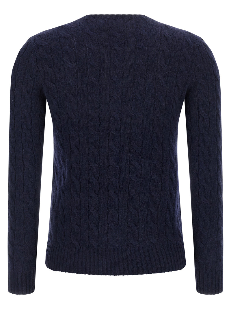 Polo Ralph Lauren Blue Wool Cardigan