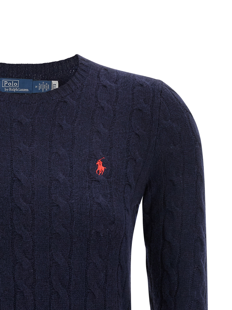 Polo Ralph Lauren Blue Wool Cardigan