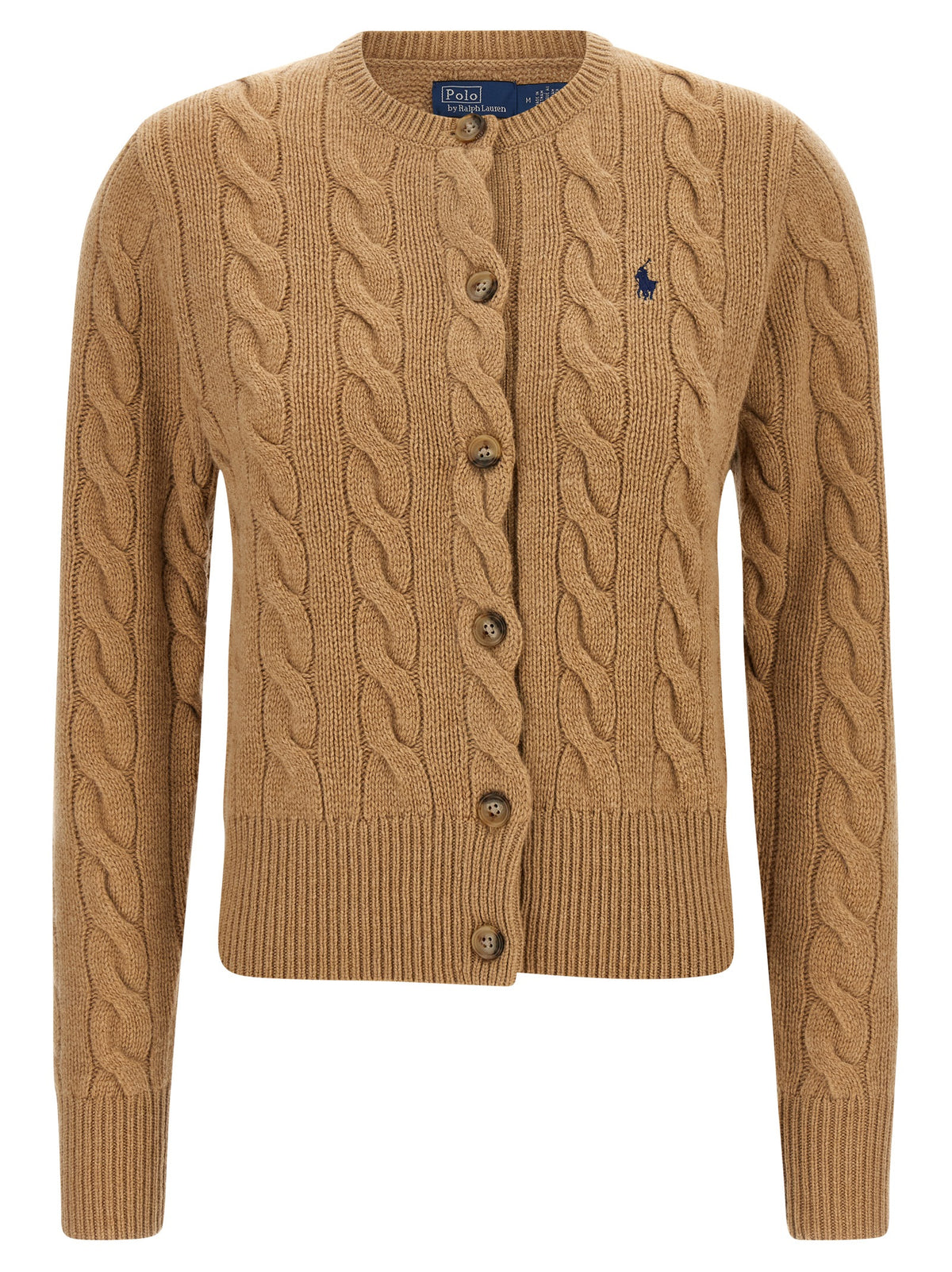 Cardigan en laine beige Polo Ralph Lauren