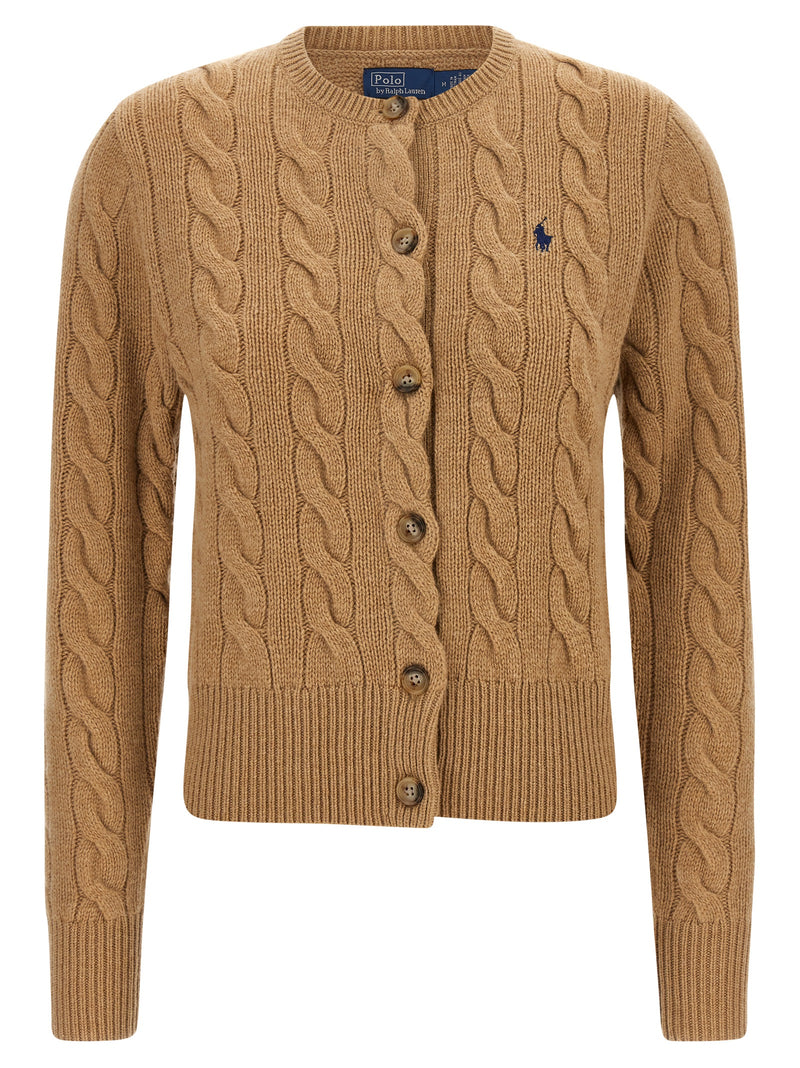 Polo Ralph Lauren Beige Wool Cardigan