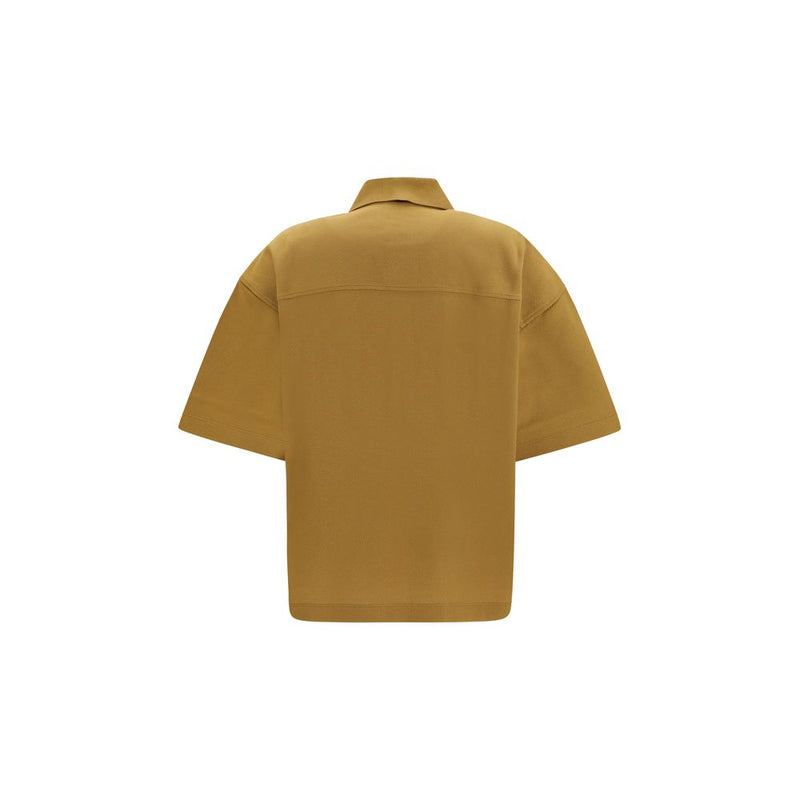 Saint Laurent Bicolor Cotton Polo Shirt