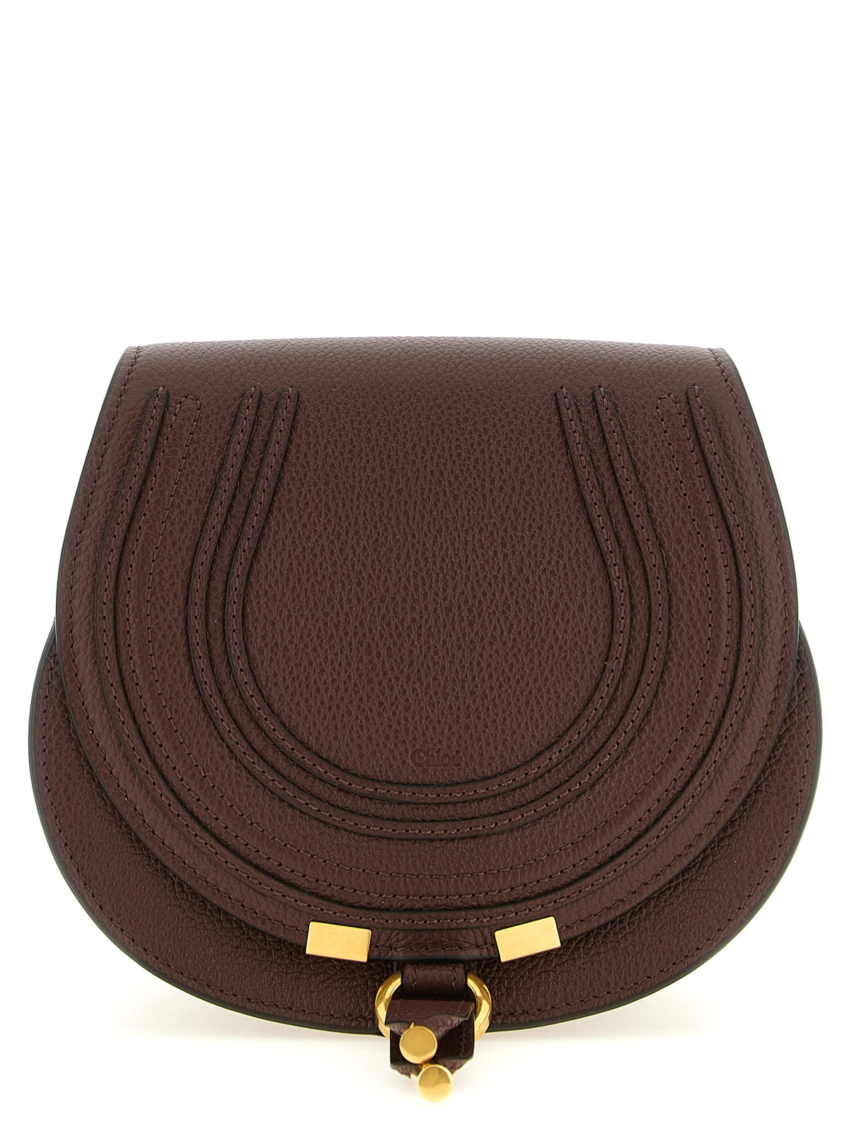 Sac bandoulière Chloé en cuir de veau marron