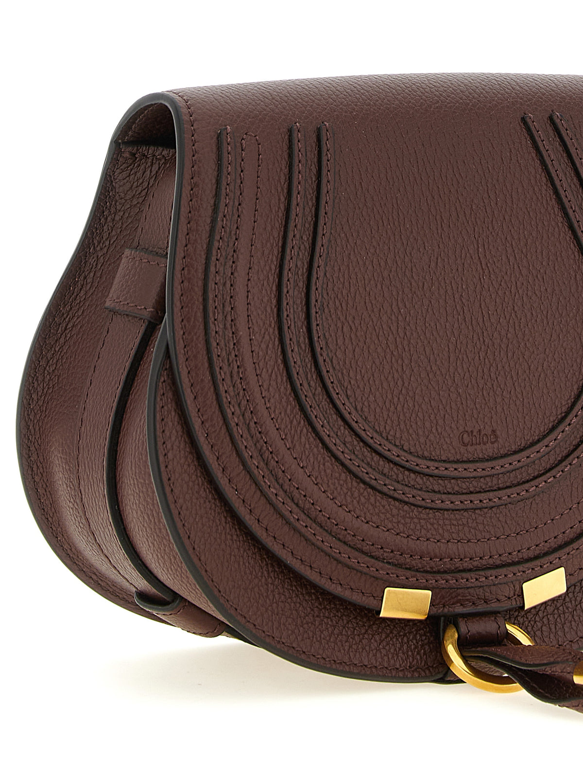 Sac bandoulière Chloé en cuir de veau marron