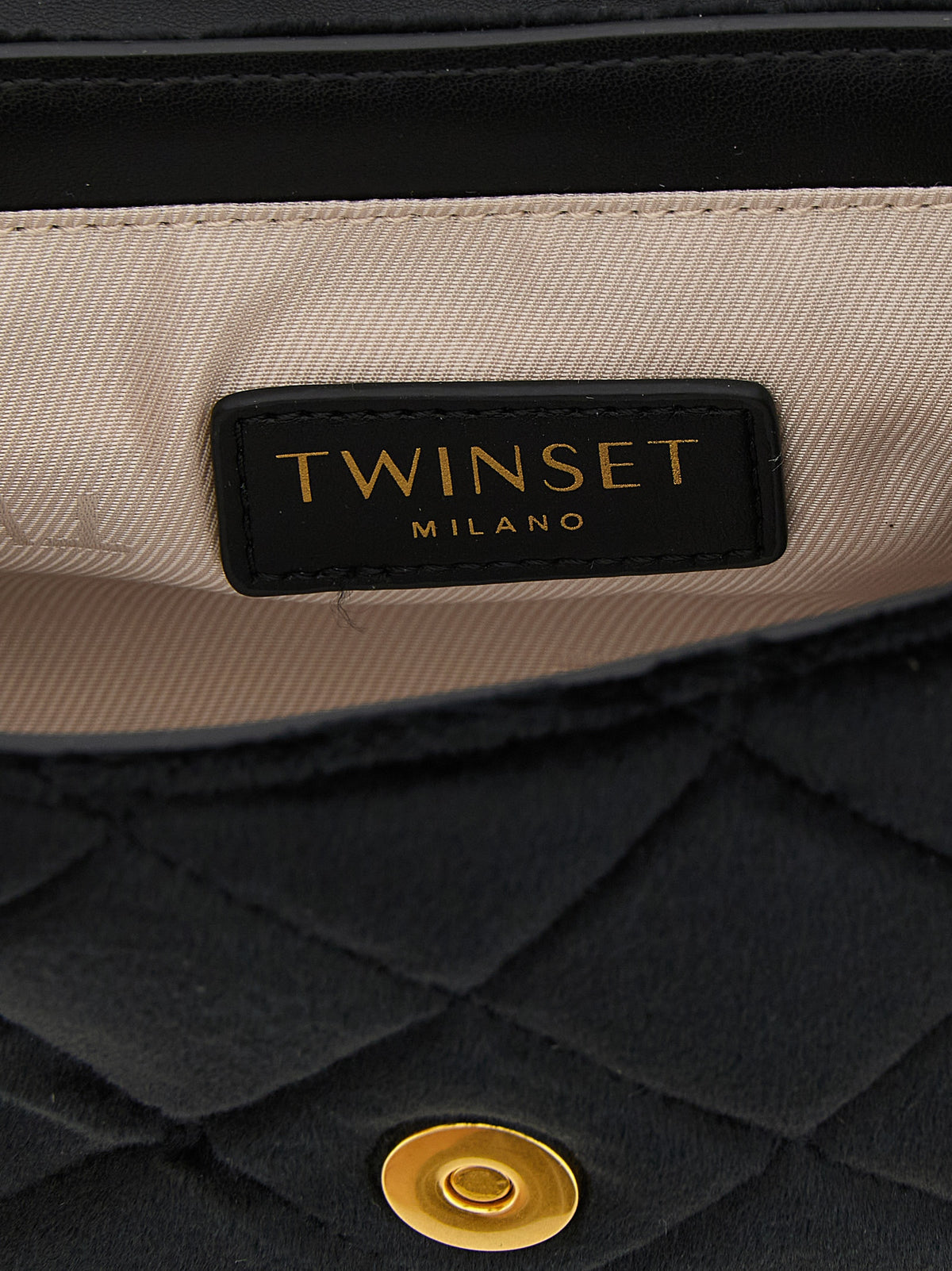Sac bandoulière Twinset en polyester noir