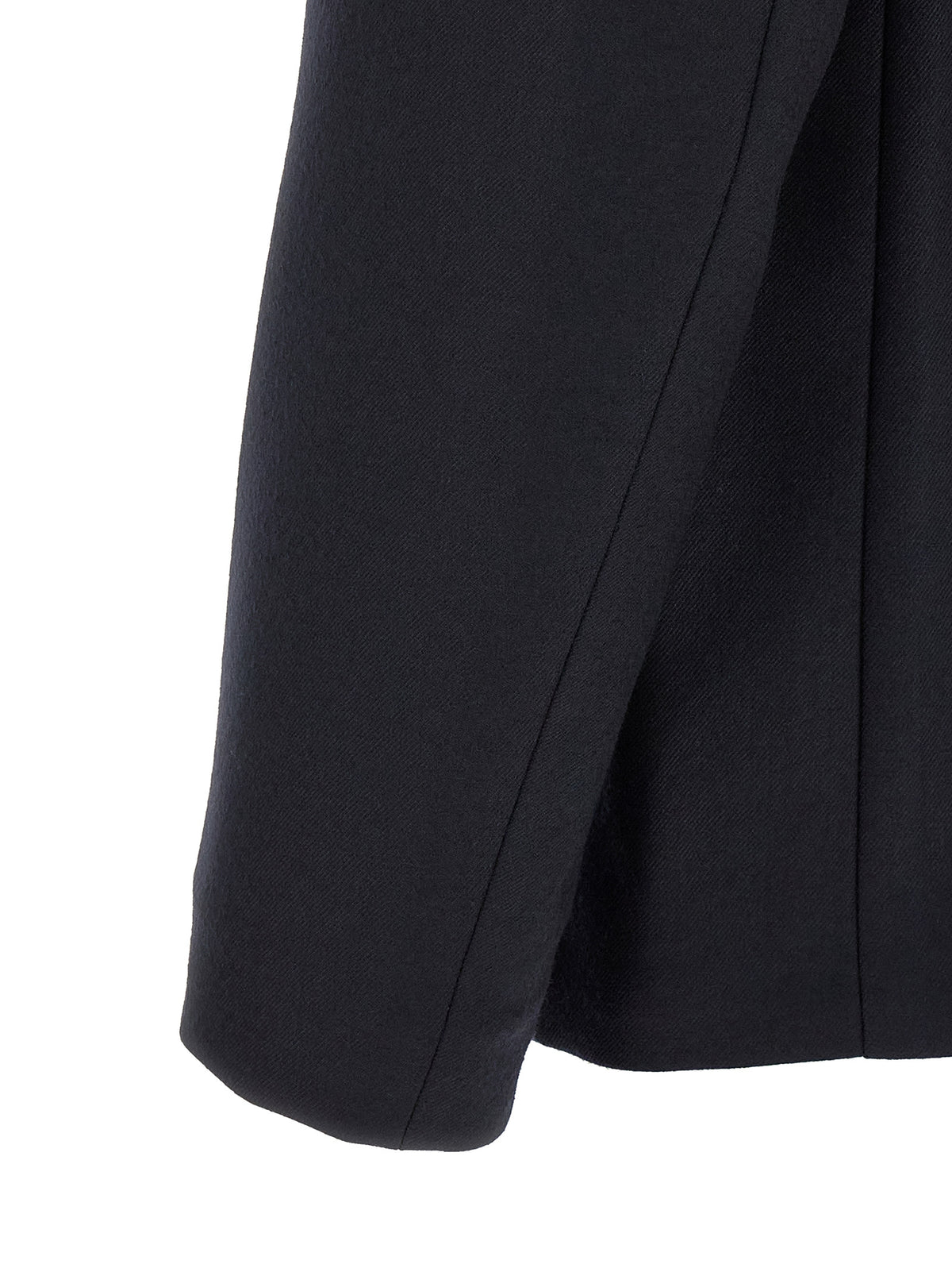 Blazer en Laine Vierge Bleu Maison Margiela