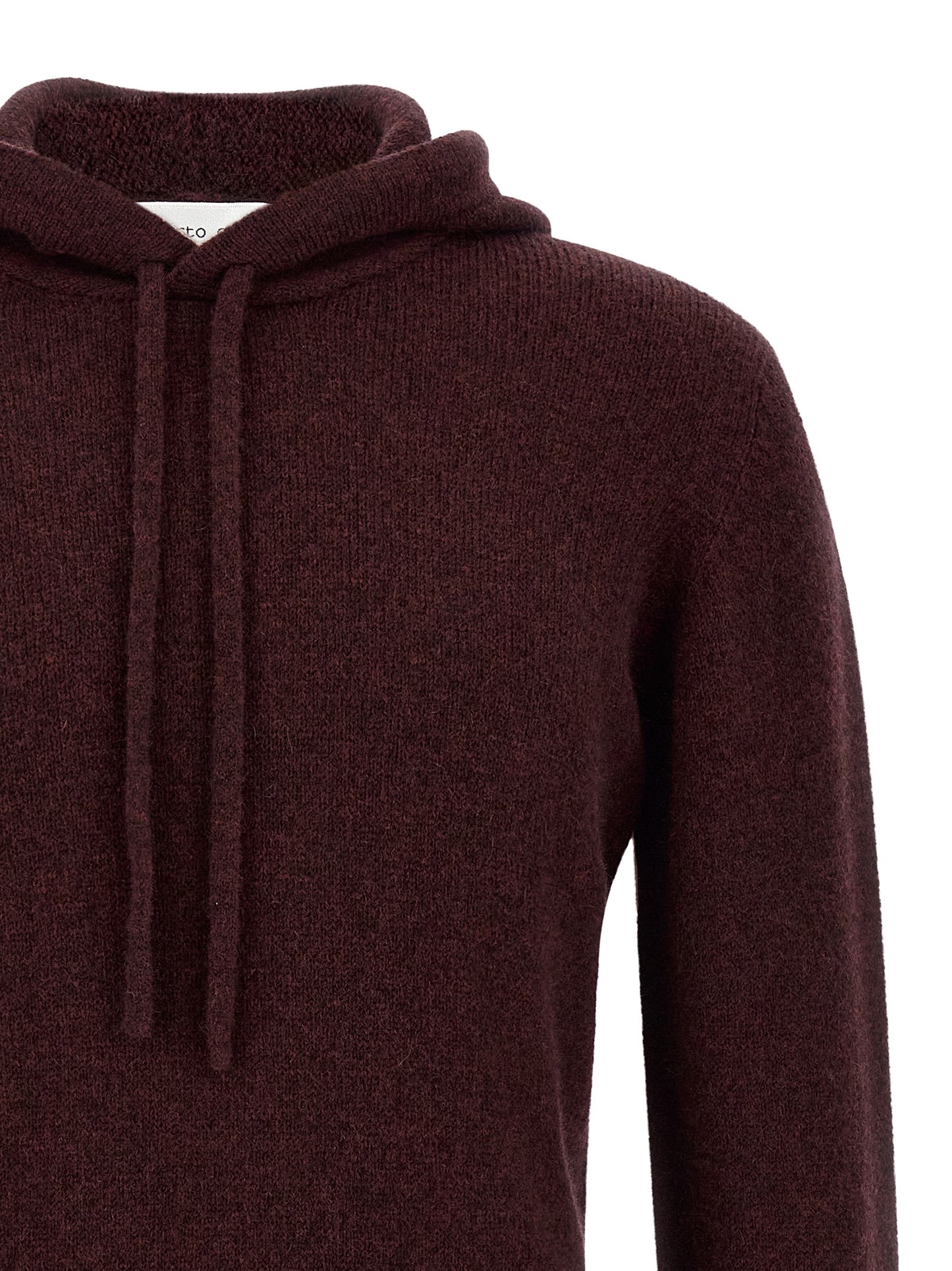 Roberto Collina Bordeaux Wool Cardigan