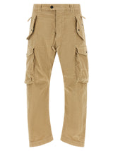 Dsquared² Beige Cotton Cargo Pants