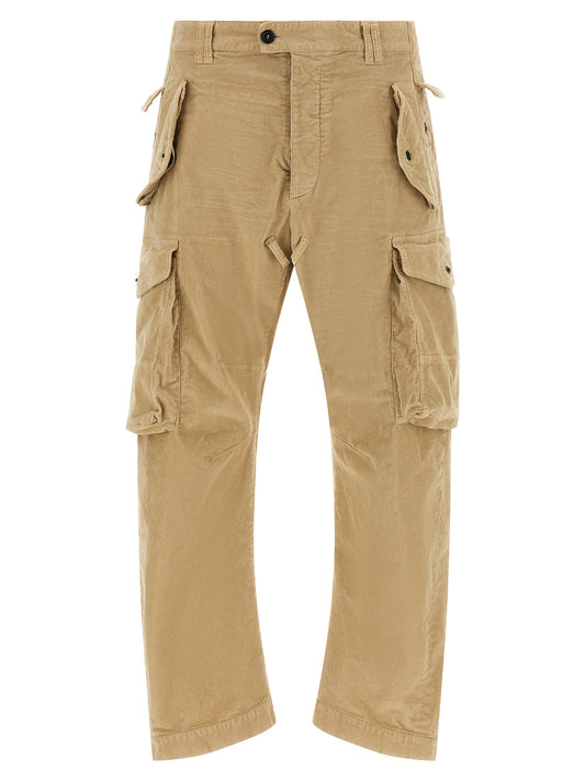 Dsquared² Beige Cotton Cargo Pants