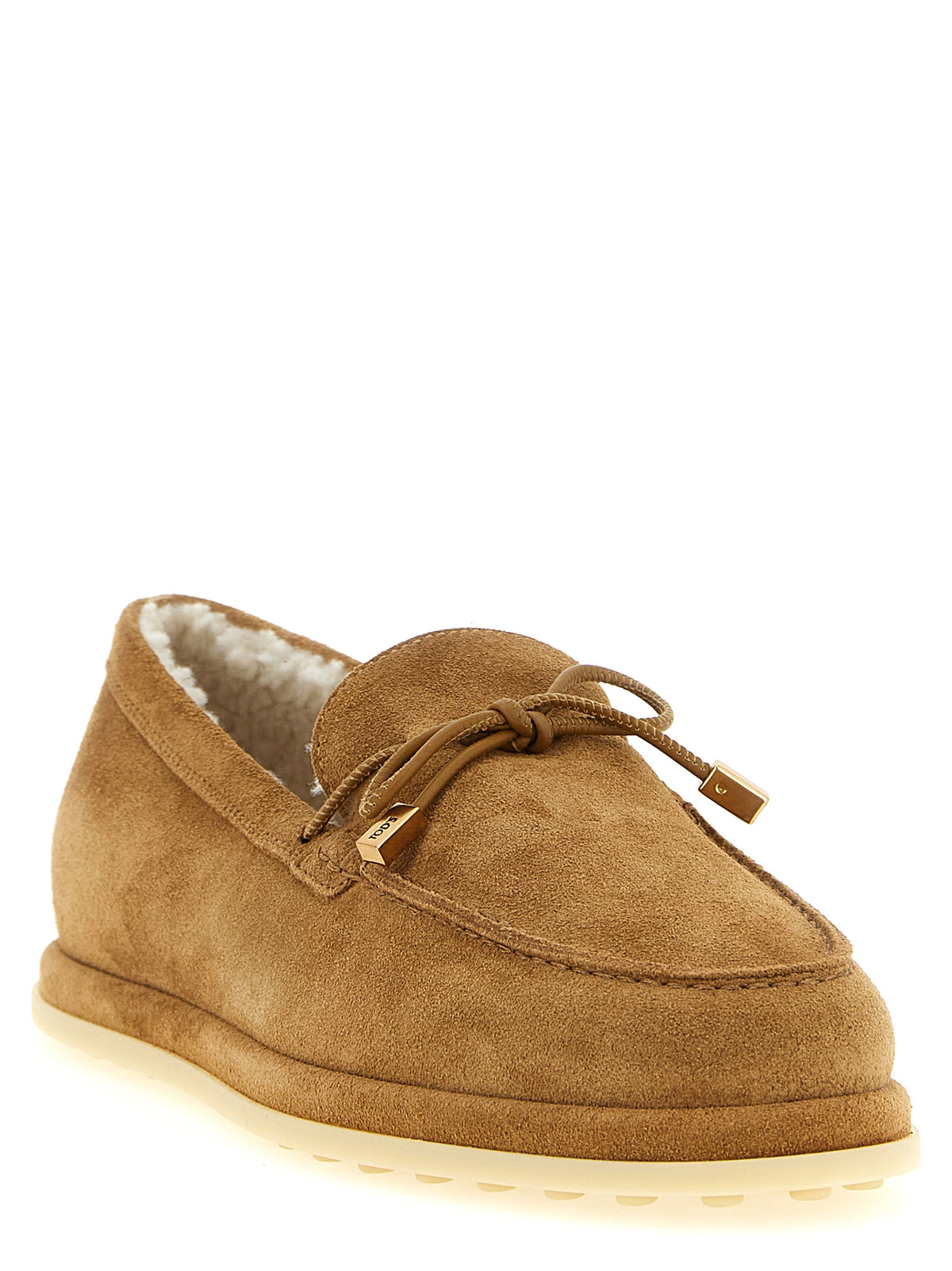 Mocassins Tod's en veau lisse beige