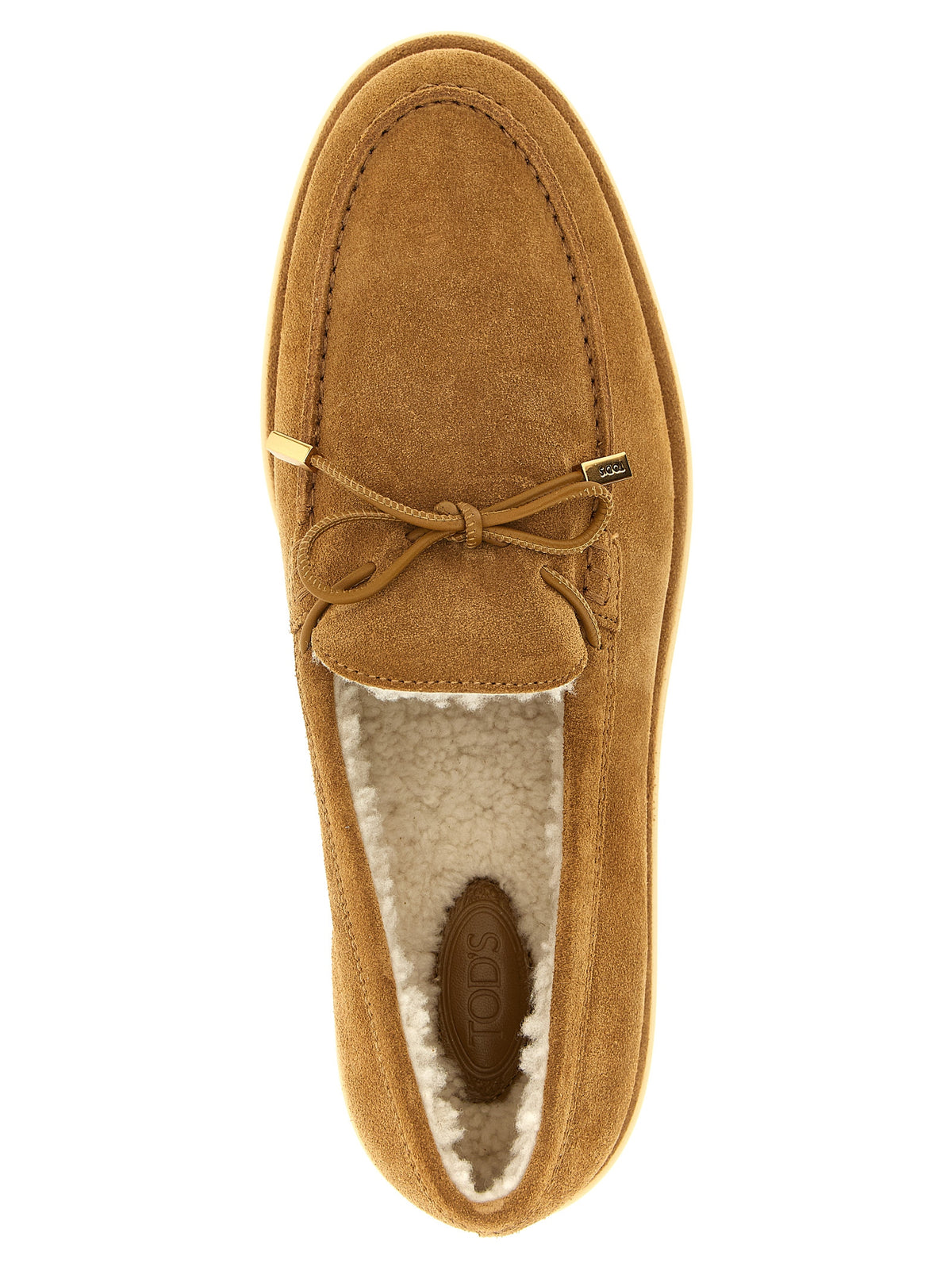 Mocassins Tod's en veau lisse beige