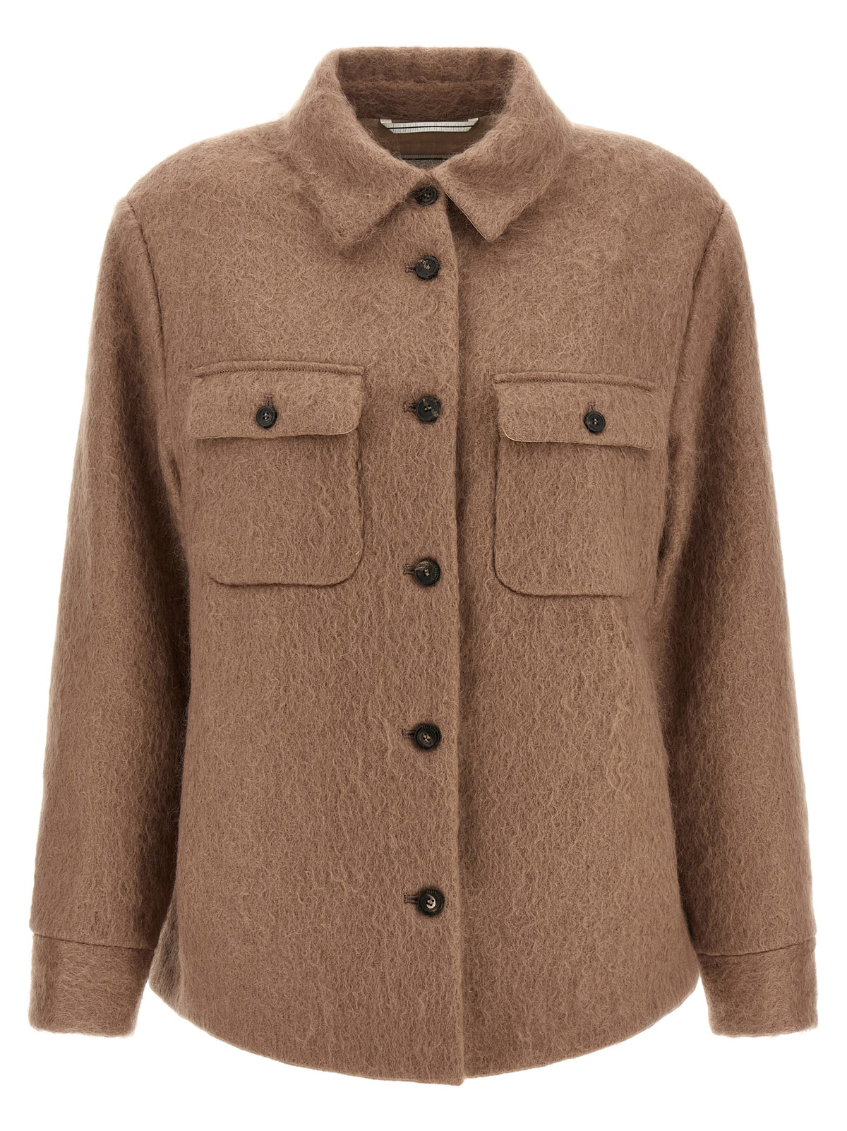 Veste Peserico en laine vierge beige