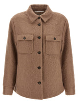 Veste Peserico en laine vierge beige