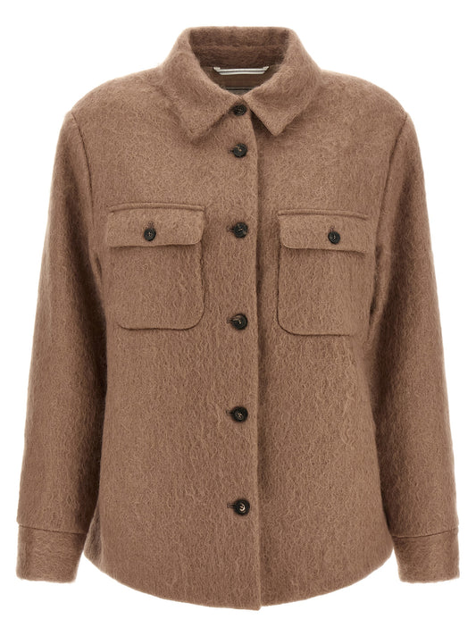 Peserico Beige Virgin Wool Jacket