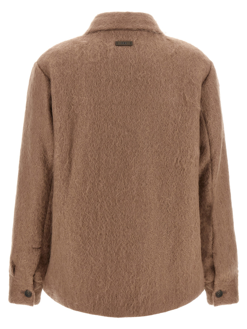 Peserico Beige Virgin Wool Jacket