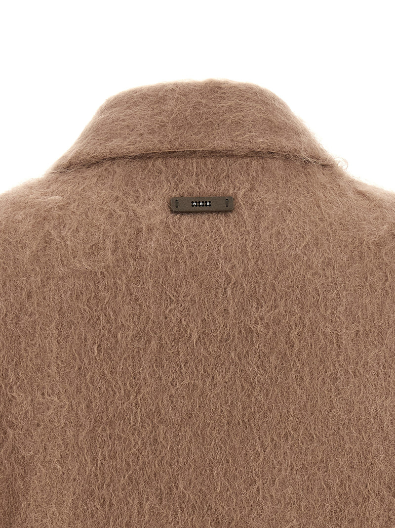 Peserico Beige Virgin Wool Jacket