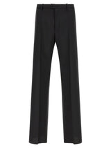 Pantalon de costume en laine vierge noire Jil Sander