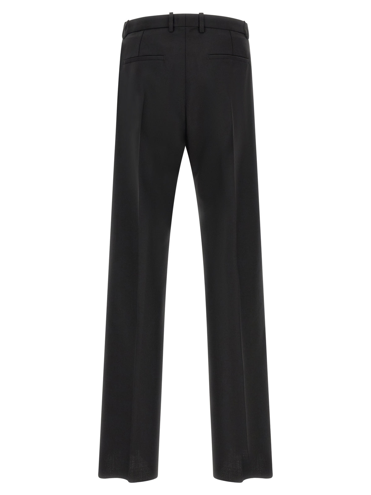 Pantalon de costume en laine vierge noire Jil Sander