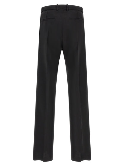 Jil Sander Black Virgin Wool Dress Pants