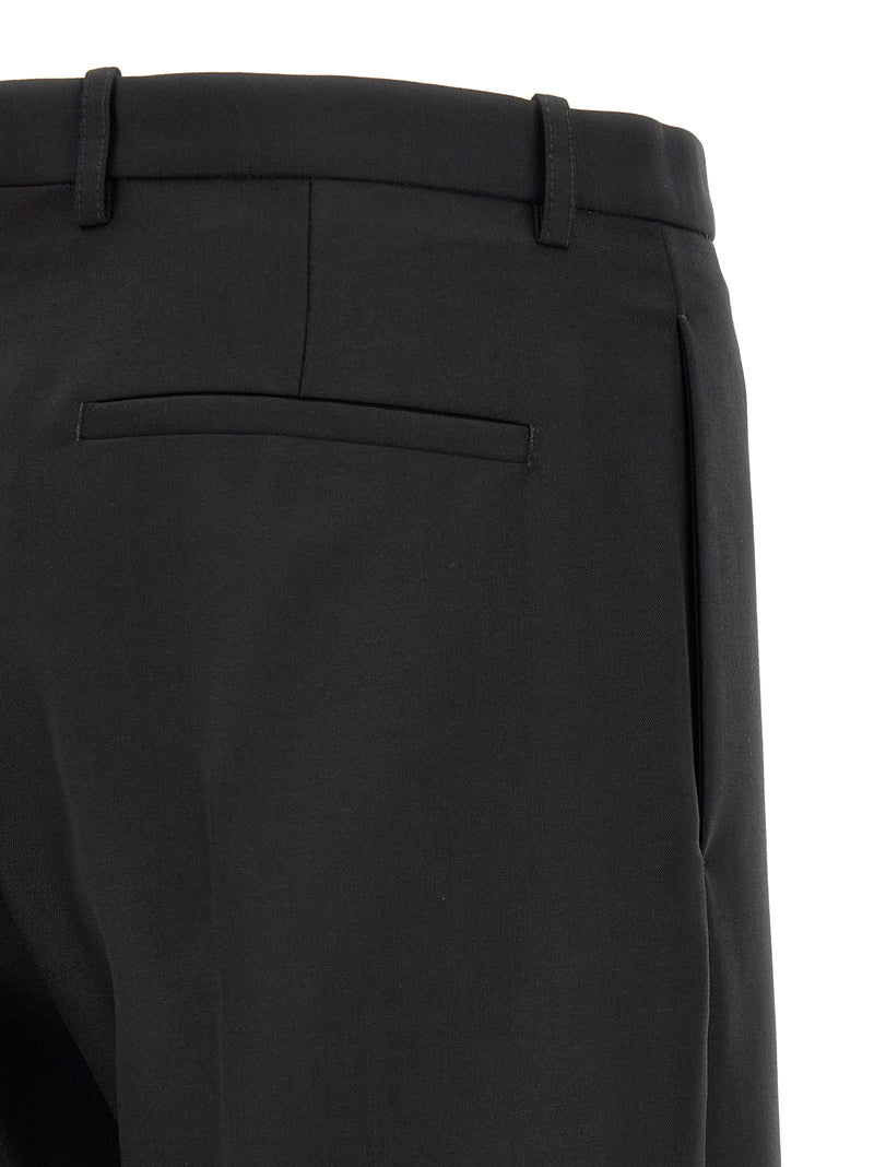 Jil Sander Black Virgin Wool Dress Pants