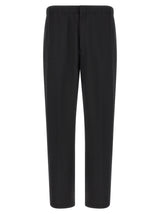 Pantalon habillé Lardini en laine vierge noire