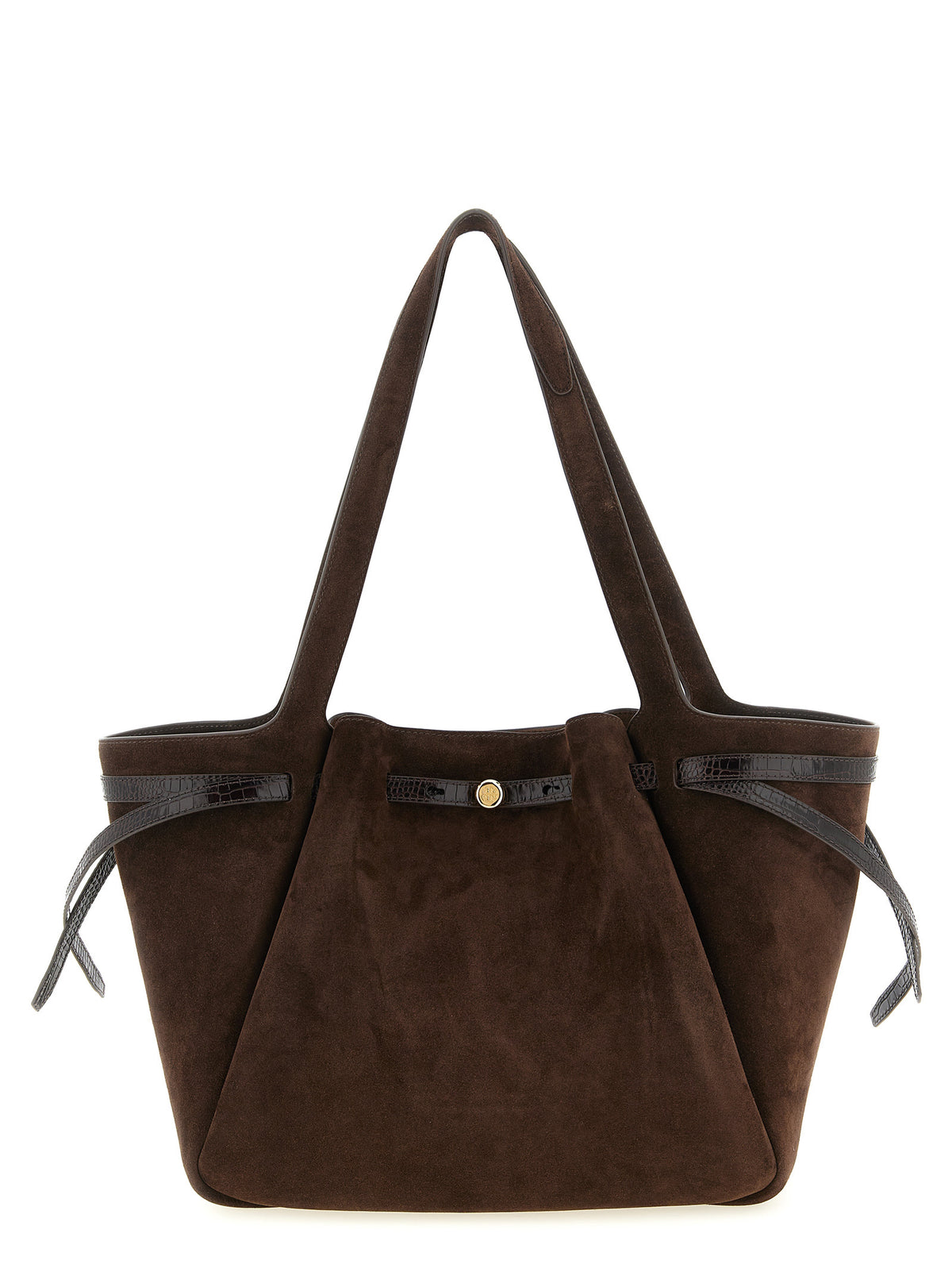 Sac cabas Tory Burch en cuir de vachette marron