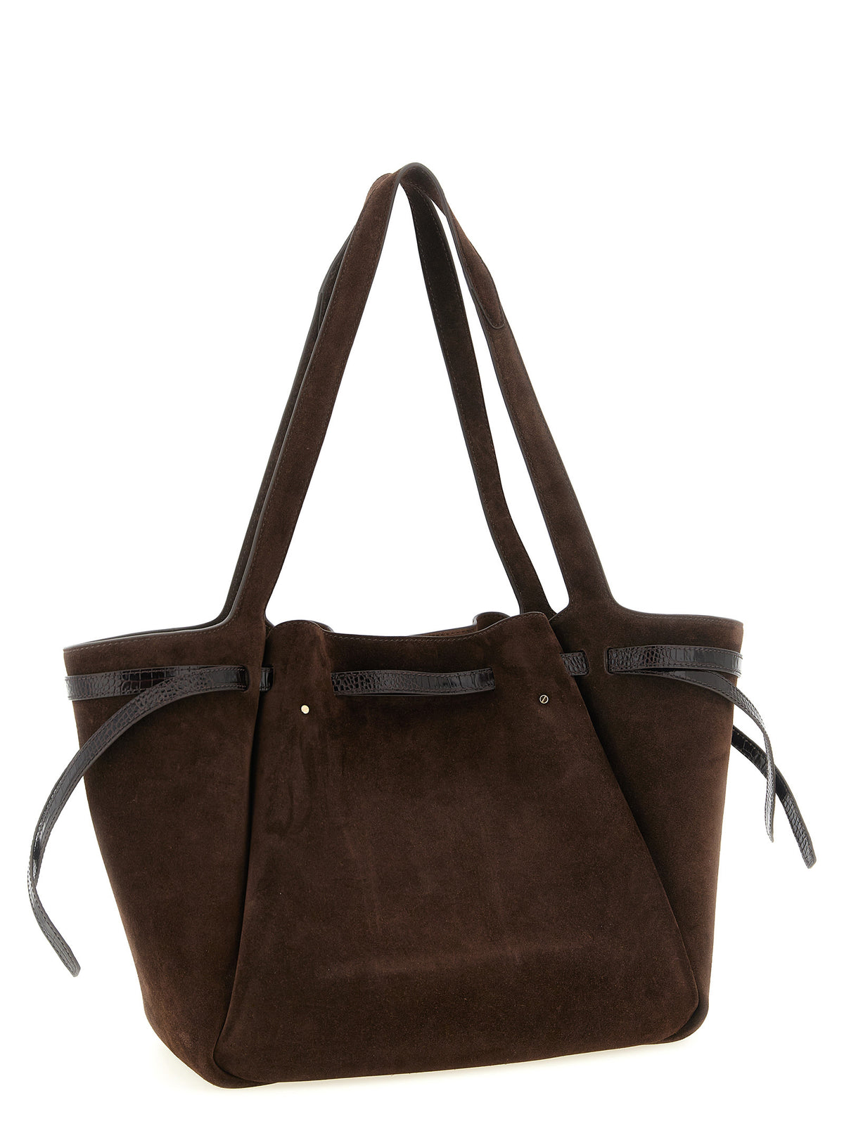 Sac cabas Tory Burch en cuir de vachette marron
