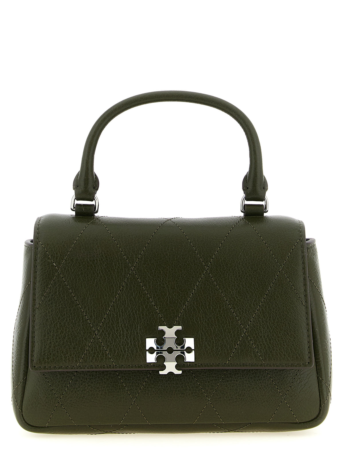 Sac à main bicolore en cuir de vachette Tory Burch