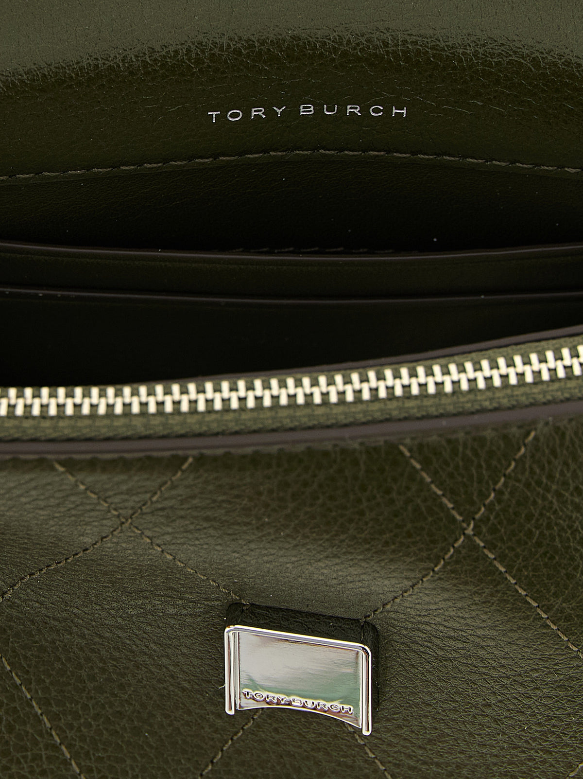 Sac à main bicolore en cuir de vachette Tory Burch