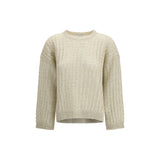 Sweat-shirt Brunello Cucinelli en lin beige