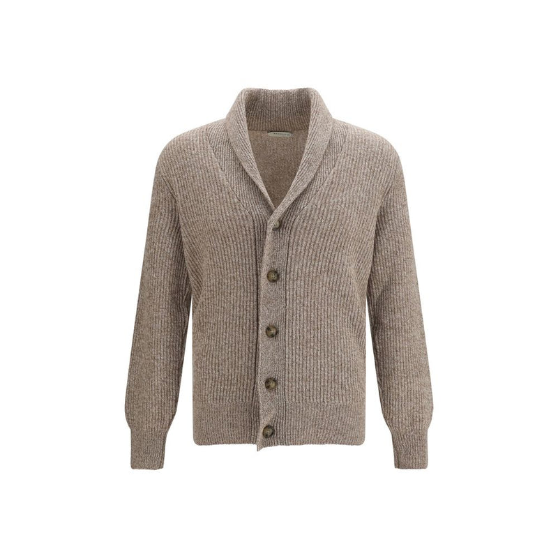 Brooksfield Beige Wool Oves Aries Cardigan