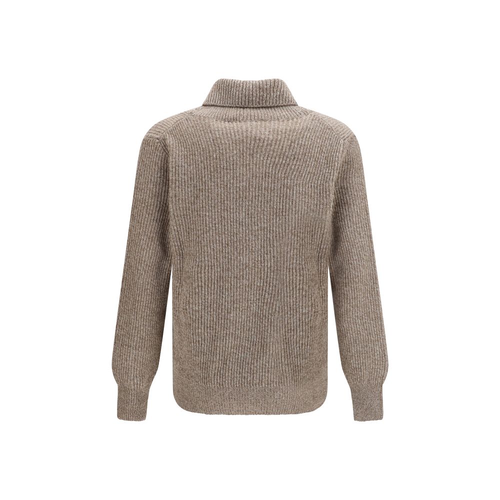 Cardigan Brooksfield Oves Aries en Laine Beige