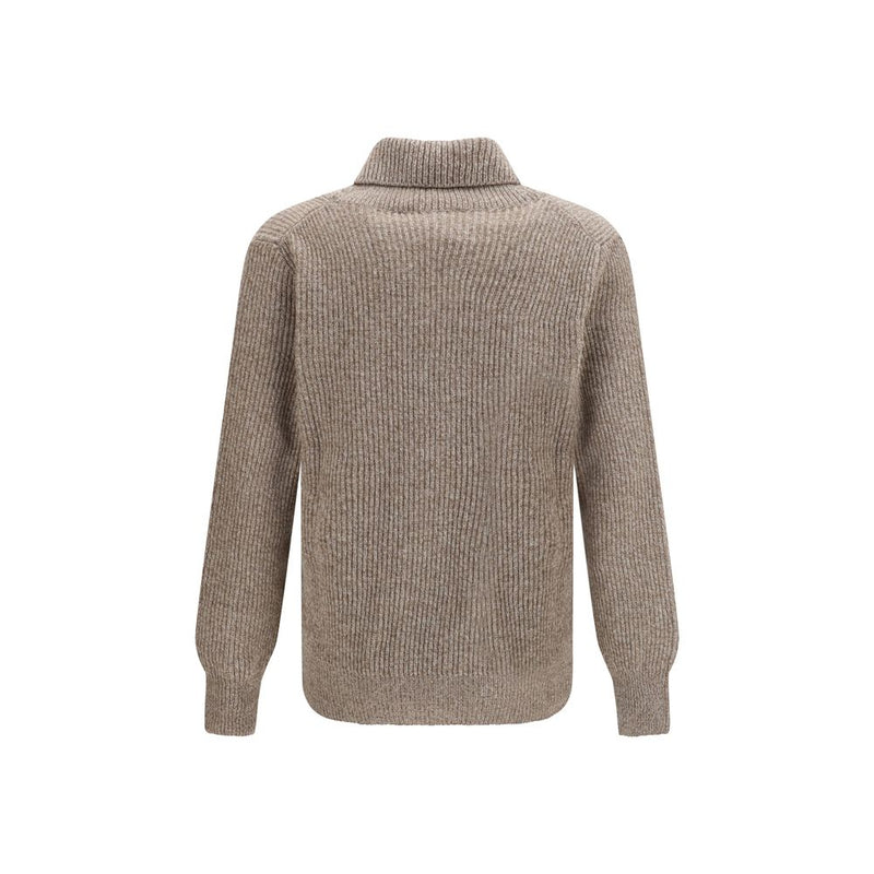 Brooksfield Beige Wool Oves Aries Cardigan