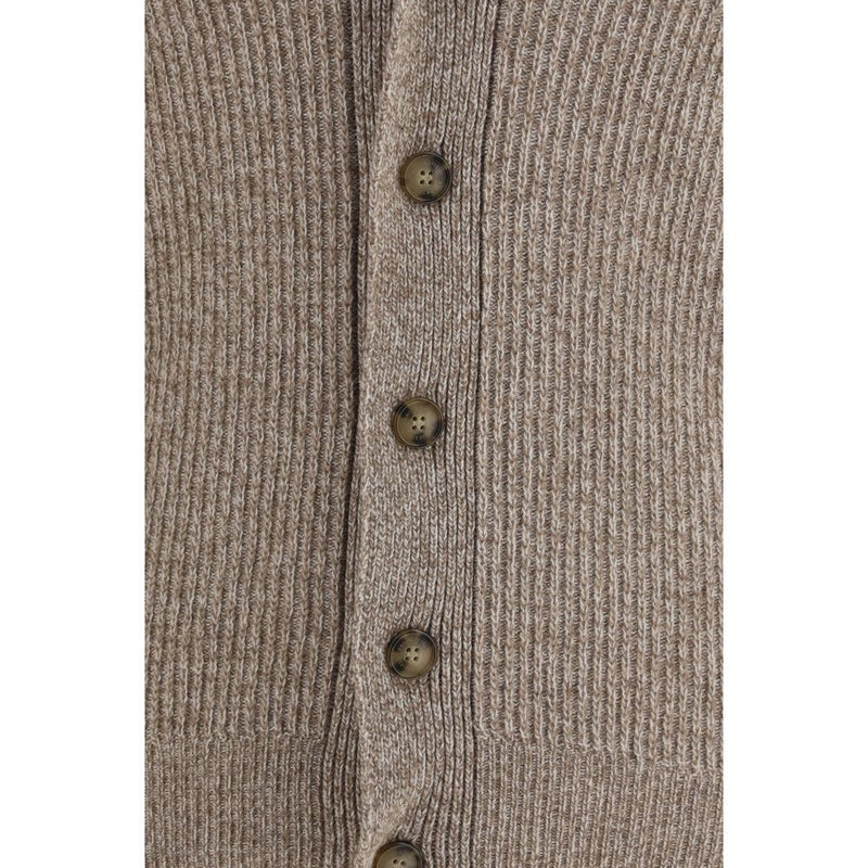 Brooksfield Beige Wool Oves Aries Cardigan