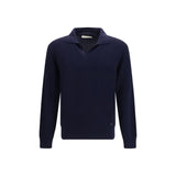 Brooksfield Gilet en laine bleue Oves Aries
