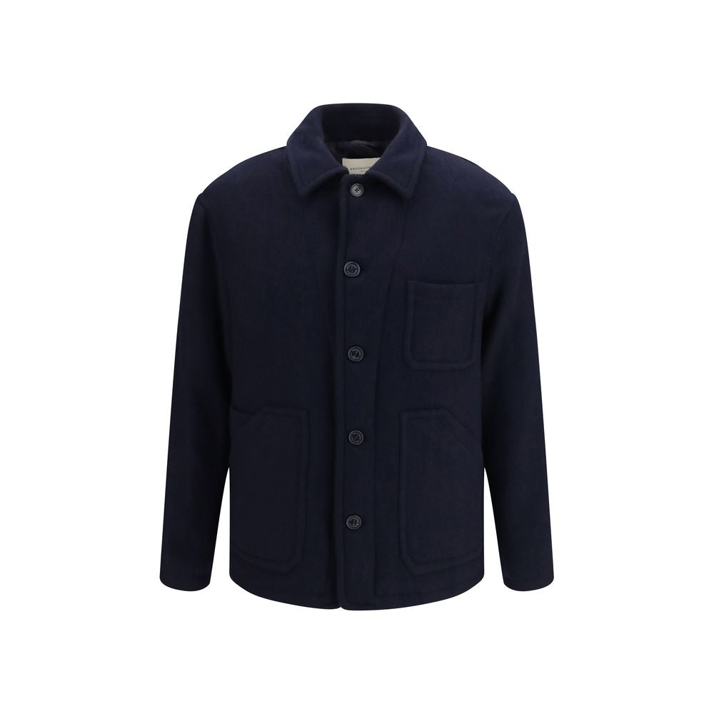 Veste longue Brooksfield Blue Wool Oves Aries