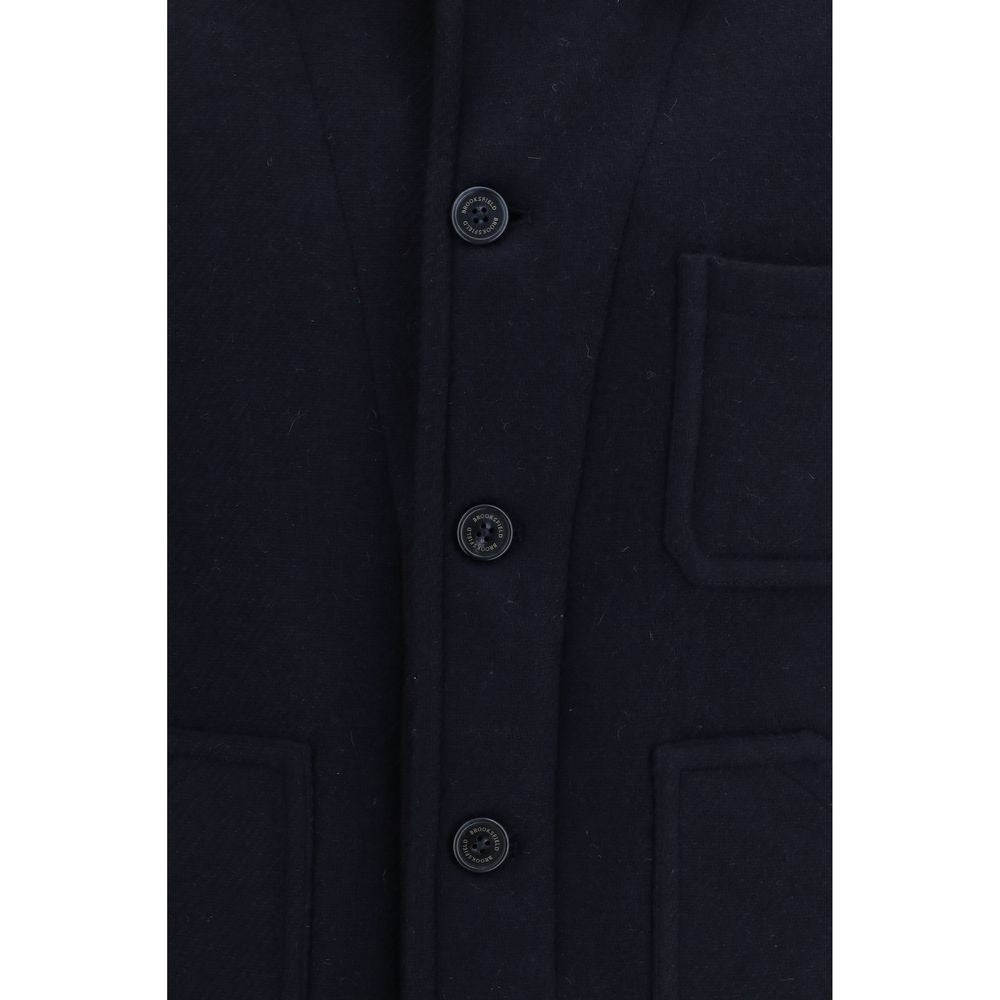 Veste longue Brooksfield Blue Wool Oves Aries