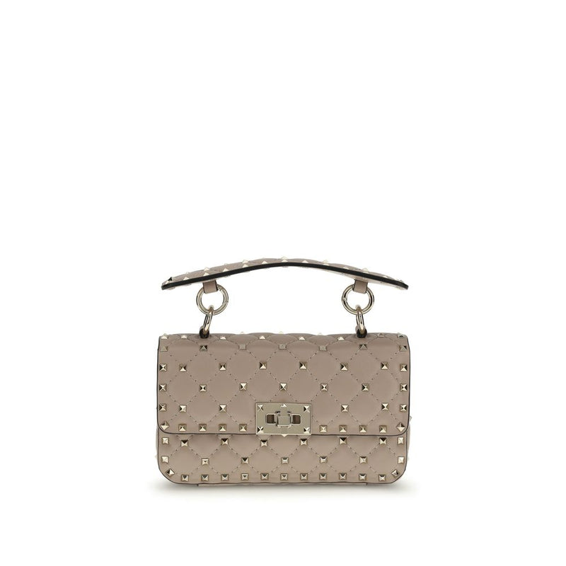 Valentino Garavani Pink Calf Leather Bos Taurus Handbag
