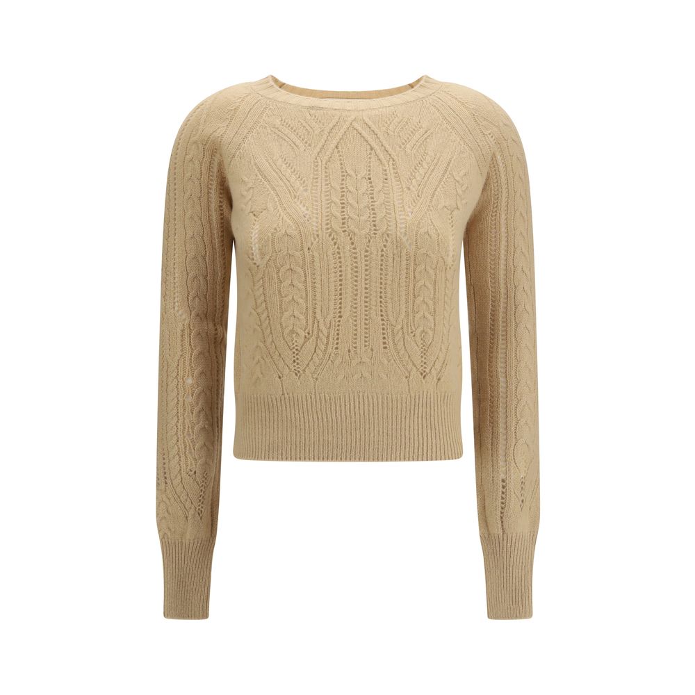 Pull en cachemire beige Ermanno Scervino
