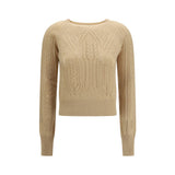 Pull en cachemire beige Ermanno Scervino