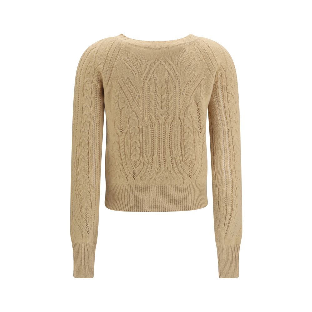 Pull en cachemire beige Ermanno Scervino