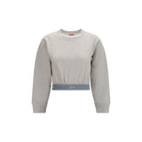 Sweat-shirt en coton gris Kenzo
