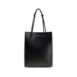 Sac à bandoulière Jil Sander en cuir de veau noir Bos Taurus