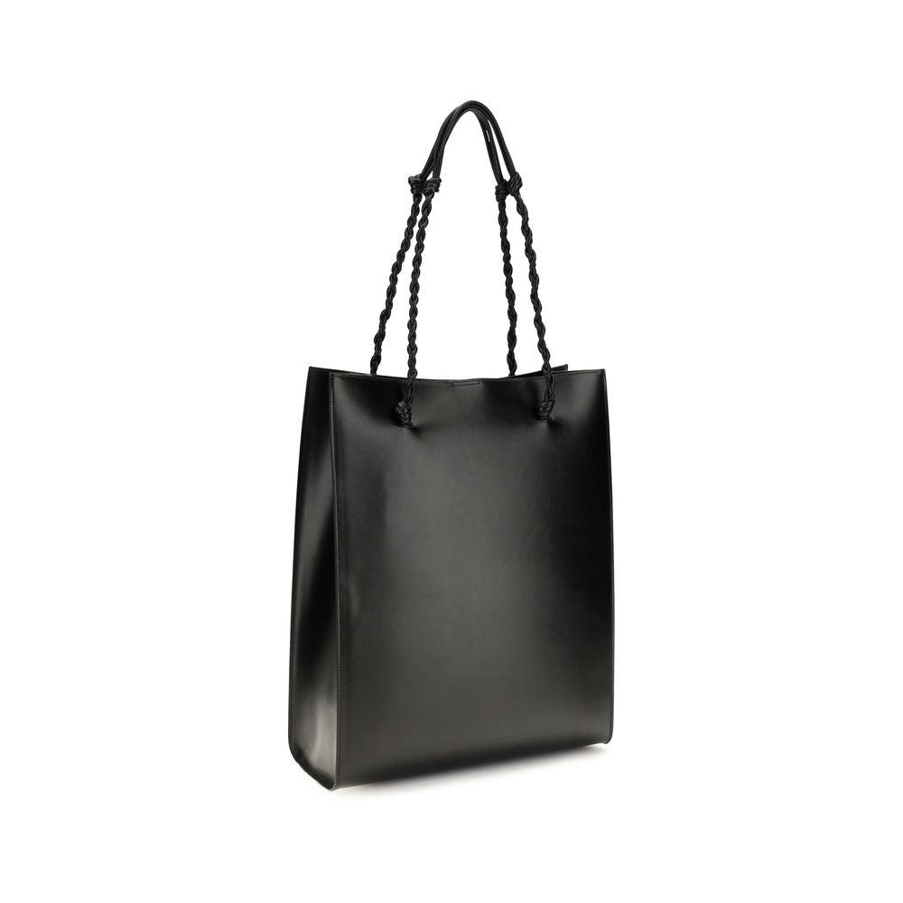 Sac à bandoulière Jil Sander en cuir de veau noir Bos Taurus