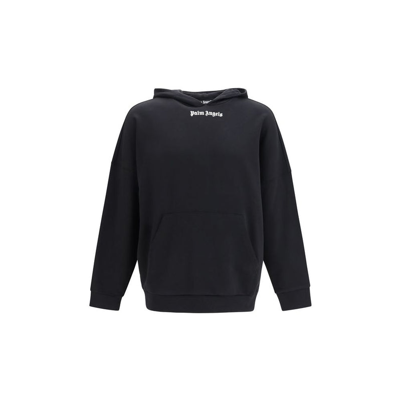 Palm Angels Black Cotton Sweatshirt