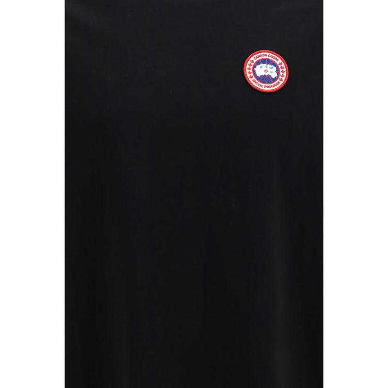 Canada Goose Black Cotton Long Sleeve T-Shirt